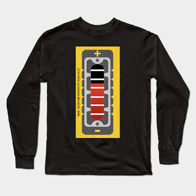 Scream Meter Long Sleeve T-Shirt by Veraukoion